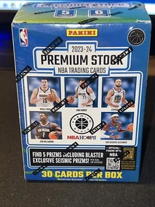 2023-24 Panini Premium Stock NBA Basketball Factory Sealed Blaster Box - Picture 1 of 2