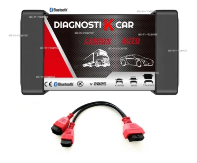 DIAGNOSI AUTO CAMION 2025 MULTIMARCA+ AUTO IBRIDE/ELETTRIC+BANCA DATI + CAVO SGW - Immagine 1 di 4