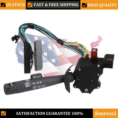 For Turn Signal Switch Cruise Wiper 1995-1998 GMC SIERRA C1500 C2500 K2500 K3500 - Image 1 of 4