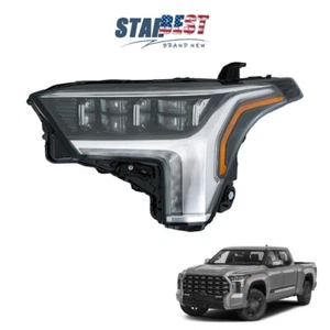 Fit For 2022-2023 Toyota Tundra Headlight Projector LH/Left Side LED Replacement - Picture 1 of 12