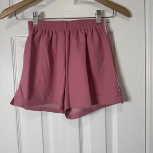 Vintage 80s Regal Women’s High Waist Gym Shorts Pink Pocket Size Medium - Picture 1 of 5