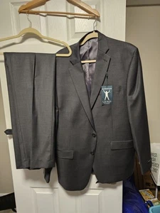 Lauren Ralph Lauren Men’s Dark Gray Suit 44R/40x32 Pants $600 Suit NWT - Picture 1 of 11