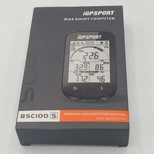 NEW IGPSPORT BSC100s Bike Smart Computer Wireless Bluetooth GPS - Picture 1 of 4