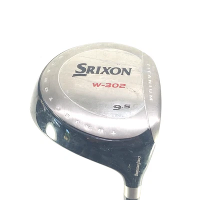 Driver de titanio Srixon W-302 diestro 9,5* varilla de grafito hielo púrpura agarre Lamkin 46" Foto 1 de 4