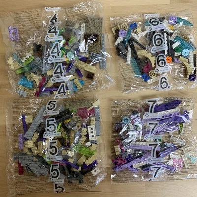 4 Factory-Sealed Bags from LEGO Elves 41078  Skyra's Mysterious Sky Castle - Image 1 of 2