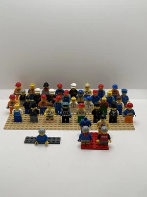 Lego City Figure Lot Of 35 Some Missing Parts - Image 1 of 4