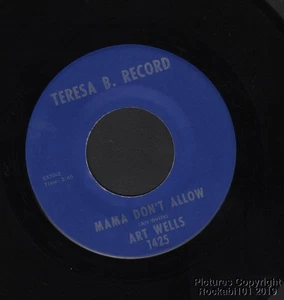Hear Art Wells Michigan Country Bopper / Rockabilly 45 - Mama Don't Allow - Bild 1 von 1