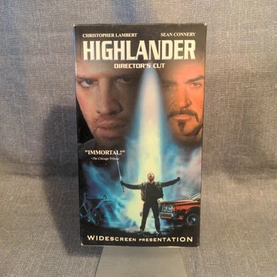 Highlander (1986) Director's Cut Widescreen (VHS, 2000) - Good Condition! - Image 1 of 3