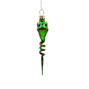 Slavic Treasures Twisted Toad Grün Halloween Christbaumschmuck SP-EV-00 - Bild 1 von 8