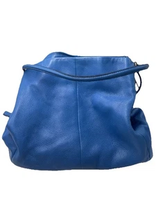 Bolso de Hombro Coach Madison Phoebe Cuero Guijarro Azul #24621 LEER - Imagen 1 de 22