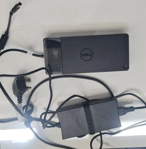Dell Wd19s 180 Watt Docking Station - Black with power supply - Afbeelding 1 van 2