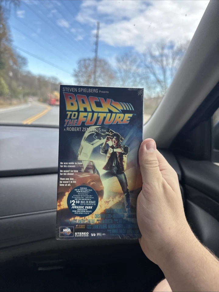 Back to the Future VHS MCA Watermark, McDonald's Promo, Sealed Foto 1 de 4