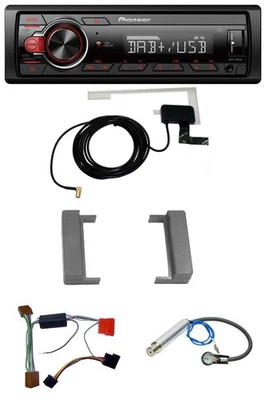 Pioneer 1DIN MP3 DAB USB AUX Autoradio für Audi A2 A3 8L A4 B5 TT 99-06 Aktivsys - Bild 1 von 4