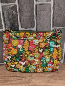 Vera Bradley Peanuts Garden Large Hipster Purse Snoopy Woodstock Crossbody V443 - Picture 1 of 5