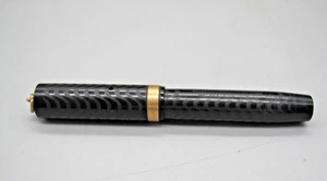 Conklin Ringtop Füllfederhalter 3,5" schwarz und gold Conklin #2 Feder - Bild 1 von 6
