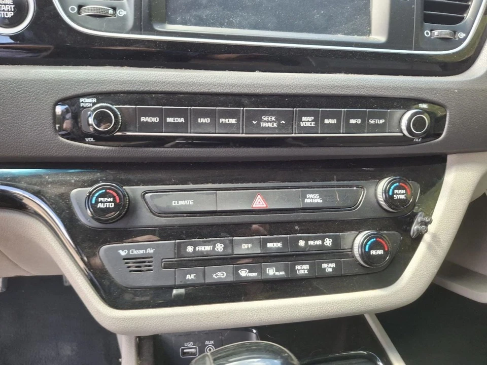 KIA Sedona 2015 usado montado en el tablero control de clima con navegación 655-72807 Foto 1 de 1