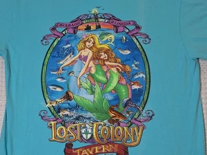 Lost Colony Tavern Manteo North Carolina Souvenir Cotton T-shirt Size M Comfort - Picture 1 of 8