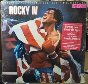 Rocky IV Original Motion Picture Soundtrack Vinyl Record LP Stallone Survivor  - Foto 1 di 10