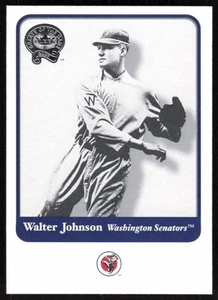 2001 Fleer Greats of the Game #15 Walter Johnson - Picture 1 of 2