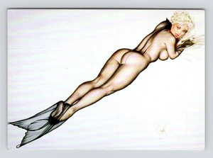 1992 Olivia Collectors Cards Risque Card #83 Silk Siren 1991 Excellent Shape - Picture 1 of 2