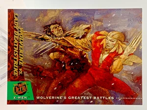 Wolverine vs Lady Deathstrike- 1994 Fleer Ultra Marvel X-Men #149 - Picture 1 of 2