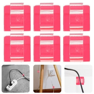 50 Pcs Selbstklebender Befestigungsdrahtclip Büro Wandkabelhalter - Afbeelding 1 van 12