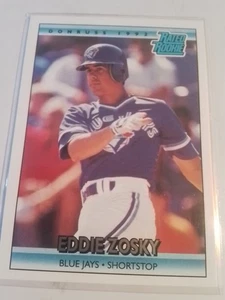  Rated Rookie Eddie Zosky Bassebal Card   Nuber #8             #5 - Imagen 1 de 7