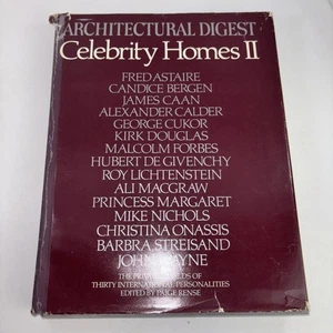 Architectural Digest Celebrity Homes II First Edition 1981 - 31 International - Picture 1 of 5