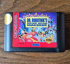 Dr. Robotnik's Mean Bean Machine, Sega Genesis Cartridge, Tested - Picture 1 of 3