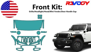 For Jeep Wrangler Willys 2024-2025 Front Paint Protection Film PreCutKit PPF - Picture 1 of 7