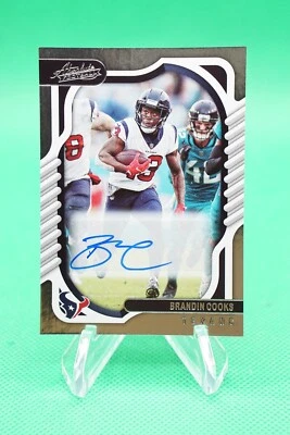 2022 Absolute Base Signatures #4 Brandin Cooks Houston Texans BG6 - Image 1 of 2