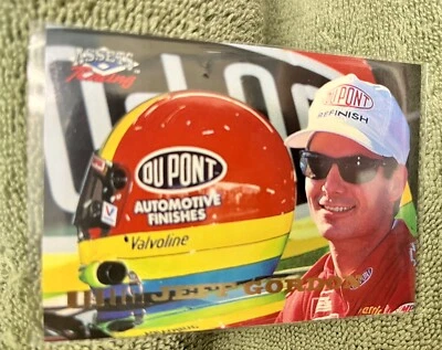 1995 FINISH LINE RACING JEFF GORDON ASSETS RACING CARD #3 DUPONT - Image 1 of 2