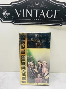 1992’ BLOCKBUSTER CLASSICS-It’s A Wonderful Life New Sealed VHS (Jimmy Stewart) - Picture 1 of 16
