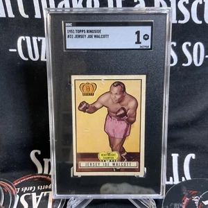 1951 Topps Ringside Card #31 Jersey Joe Walcott SGC 1 - Picture 1 of 2
