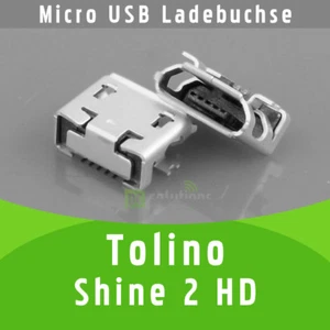 ✅ Tolino Shine 2 HD Micro USB DC Female Charging Jack Power Socket Port - Picture 1 of 1