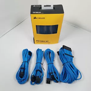 Corsair PSU Premium Individually Sleeved Cable Set Kit - Blue - Photo 1/6