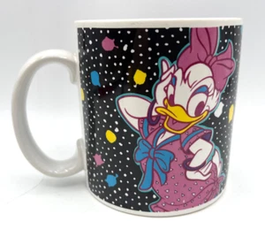 Daisy Duck Polkadot 90er Jahre Applaus Mickey und Freunde Kaffee Tee Becher Disney Co HTF! - Bild 1 von 5