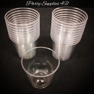 20pk Reusable Shot Glasses/Drinks/Bar/Party/Jelly/BBQ/Cocktails/Hen/Stag Do - Picture 1 of 4
