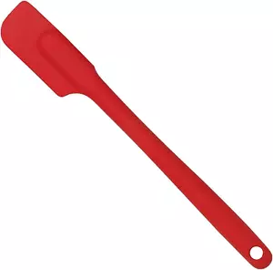 Slim Spatula, Heat-Resistant Flexible Nonstick Silicone, 10-Inches, Cherry - Picture 1 of 3