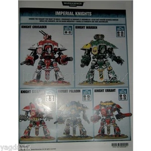 IK82 NOTICE MONTAGE COULEUR IMPERIAL KNIGHT WARDEN WARHAMMER 40000 BITZ W40K - Picture 1 of 1
