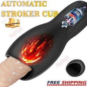 HandsFree Sucking Cup Male Masturbaters Automatic Blowjob Stroker Men Sex Toys - Picture 1 of 12