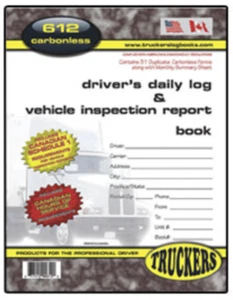 Truck Drivers Daily Log Book & Pre-Trip Vehicle Inspection Report Book | 612 - Picture 1 of 2