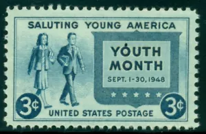 #963 3¢ SELLOS DEL MES DE LA JUVENTUD, LOTE DE 400, COMO NUEVOS - ¡DALE SABOR A TUS CORREOS! - Imagen 1 de 1