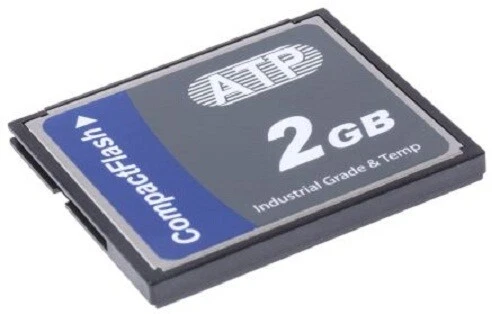 ATP COMPACT FLASH CARD 2GB Industrial Grade & Temp, SLC Nand - Image 1 of 1
