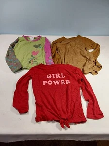 Cat And Jack Girls Long Sleeve Crew Neck Sweater Girls Size 4-5 Lot Of 3 - Picture 1 of 14