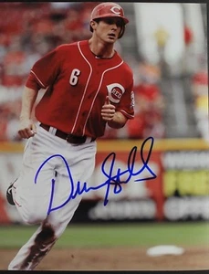 Drew Stubbs Cincinnati Reds University of Texas Autographed 8x10 Photo - Picture 1 of 3