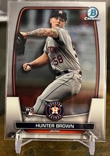 2023 Bowman Chrome Hunter Brown RC Rookie Card - Houston Astros #69