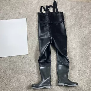 Dunlop Onguard PVC Chest Waders Stahlkappe schwarz W's 8 (M's 6) kommerzielles Angeln - Bild 1 von 11