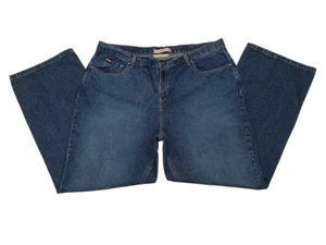 Tommy Hilfiger Women's Med. Wash PLI-PLI Classic Boot Jeans Size 20 Vintage 2005 - Picture 1 of 16