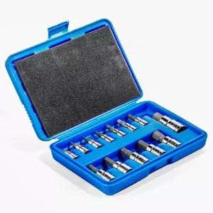 XtremepowerUS 13pc MM Metric Hex Allen Wrench Bit Socket Tool Chrome Vanadium - Picture 1 of 4